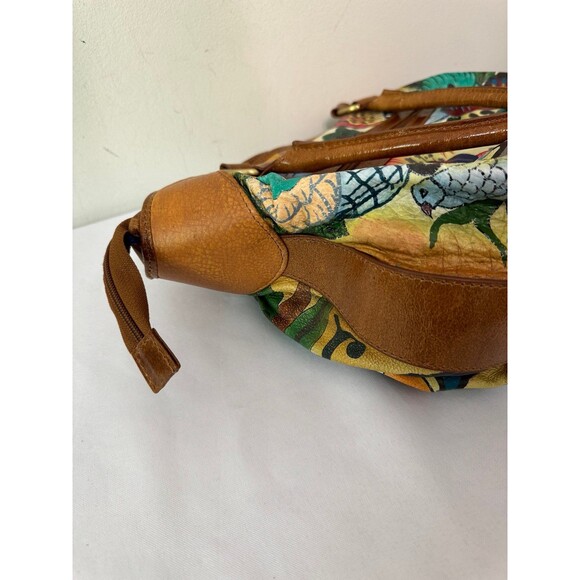 SHARIF ARTISAN IMPRESSIONS HANDPAINTED BAG - Picture 7 of 10